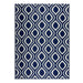 Playa Rug Outdoor Recycled Reversible Plastic Folded Mat/Rug Venice Collection Lightweight & Weather, Water and UV Resistant