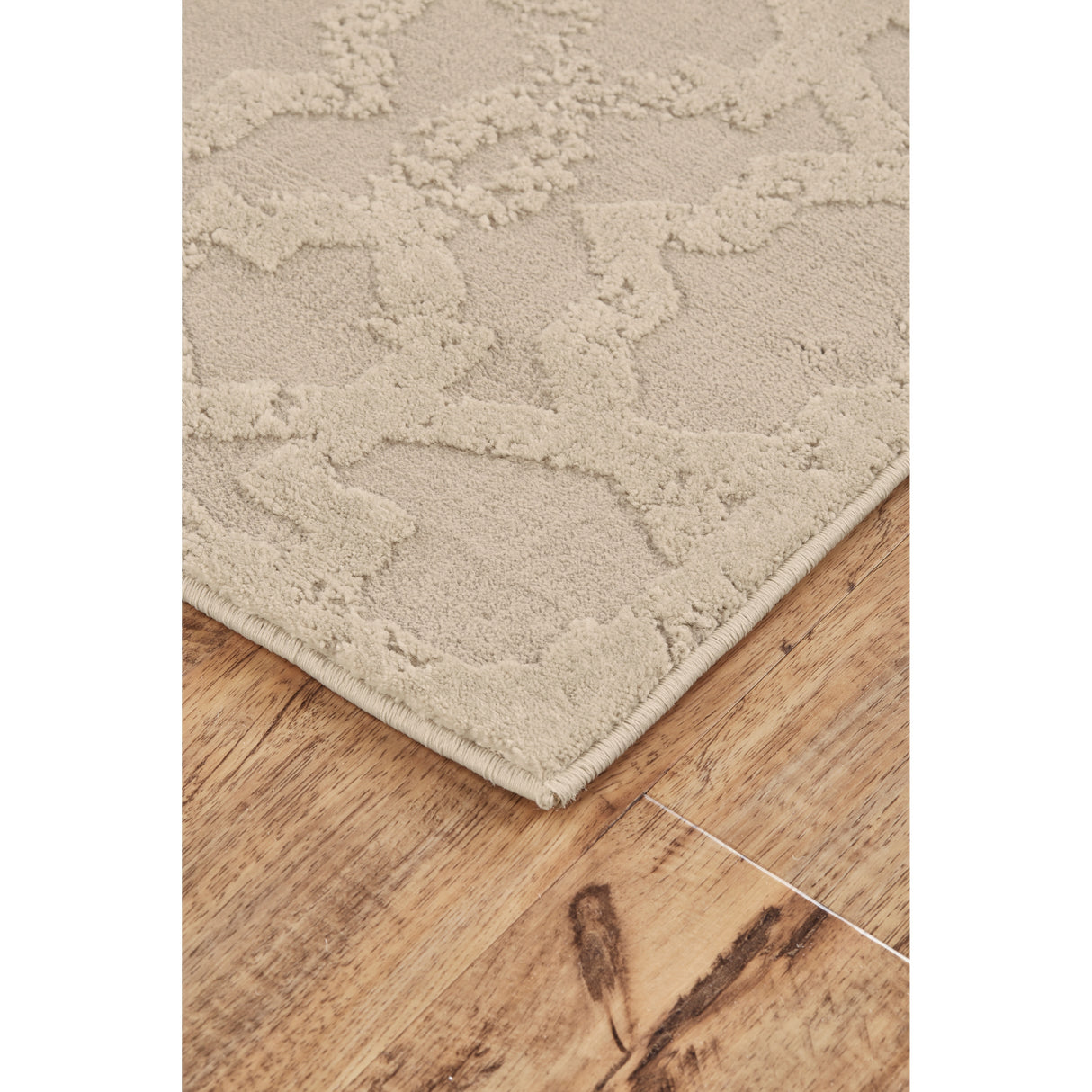 Plaza DIstressed Geometric Trellis Area Rug, Silver Gray/Steel Gray