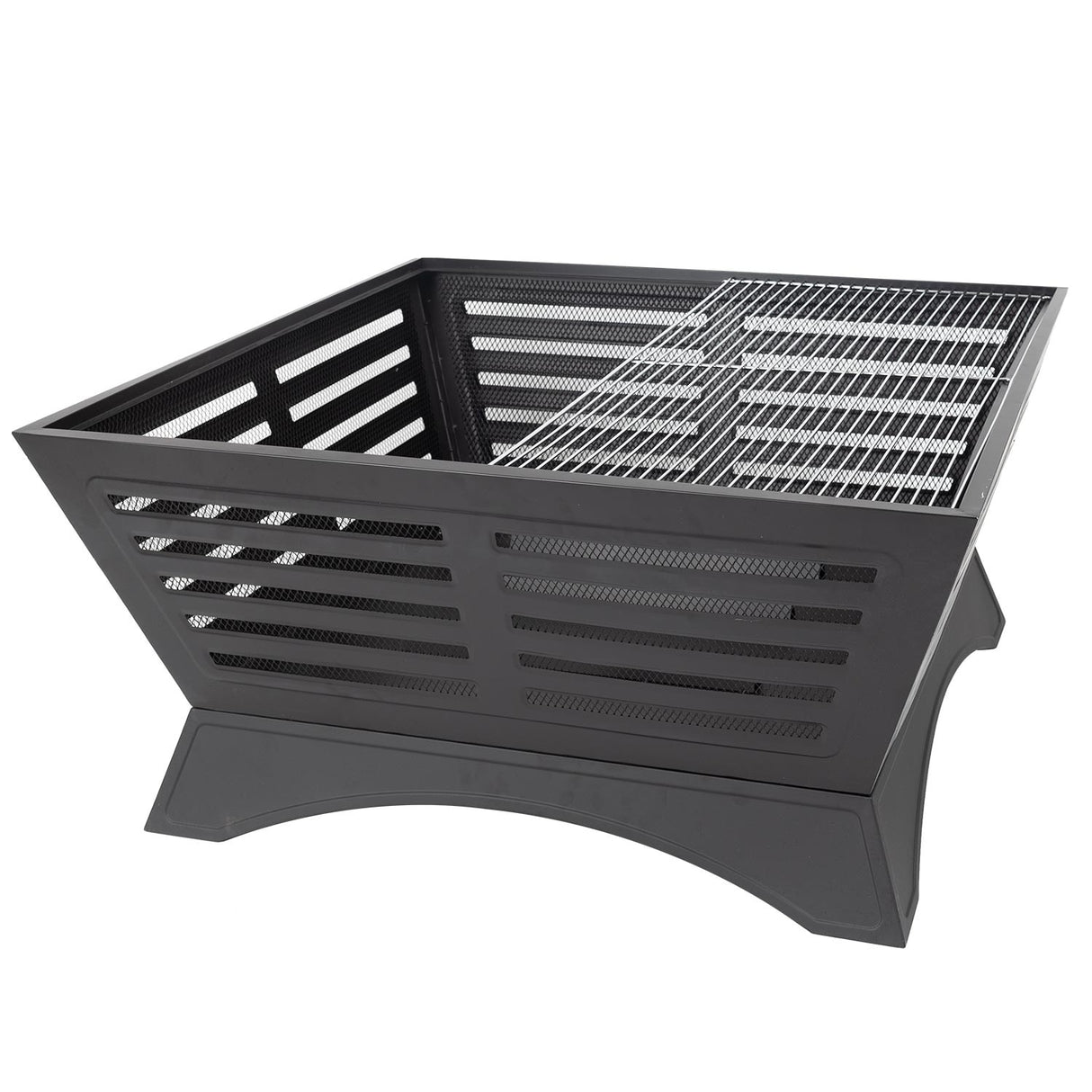 Pleasant Hearth Hutchinson 33in Steel Wood Burning Fire Pit