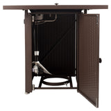 Pleasant Hearth OFG007TF Grant Gas Fire Pit Table