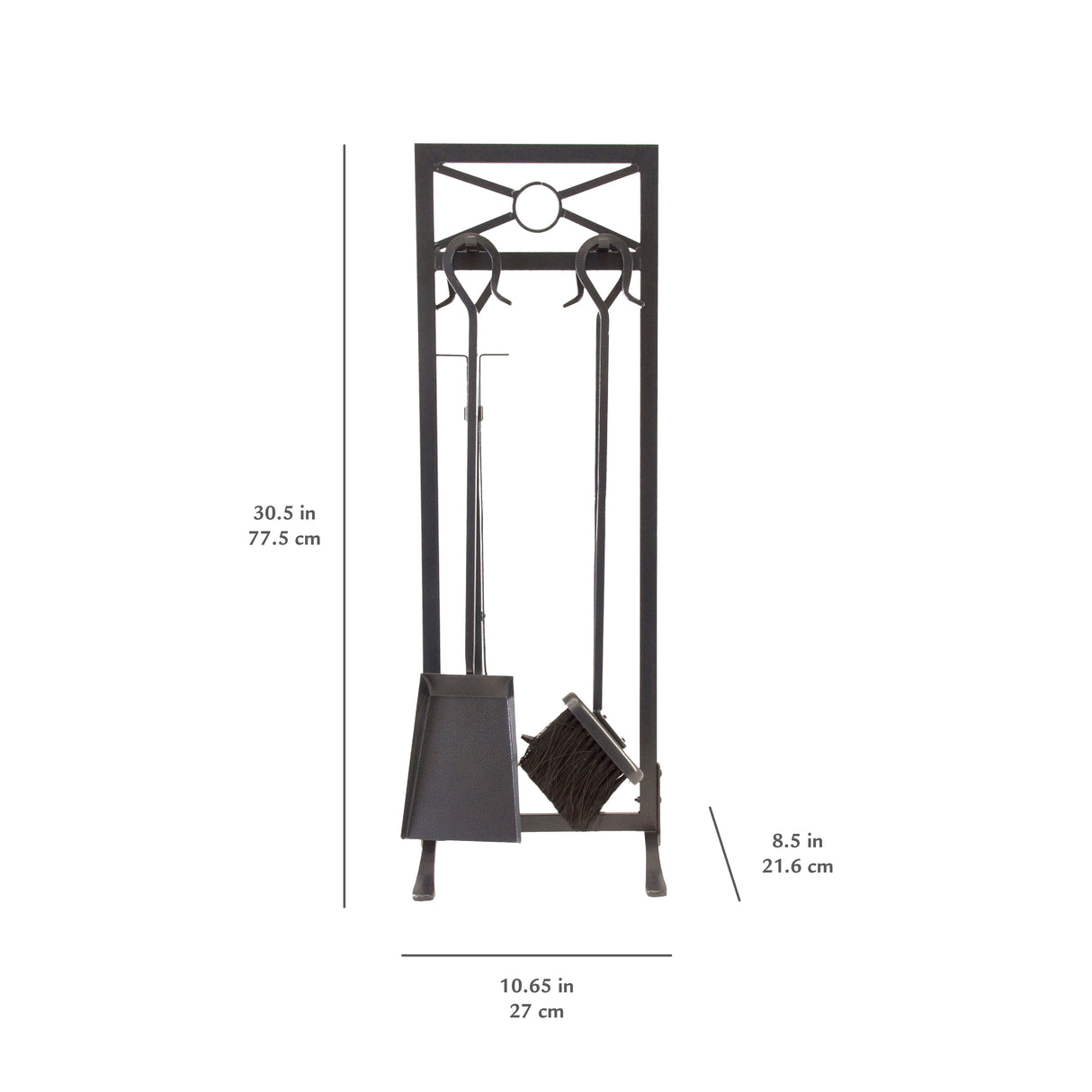 Pleasant Hearth Sheffield 5 Pc Fireplace Tool Set