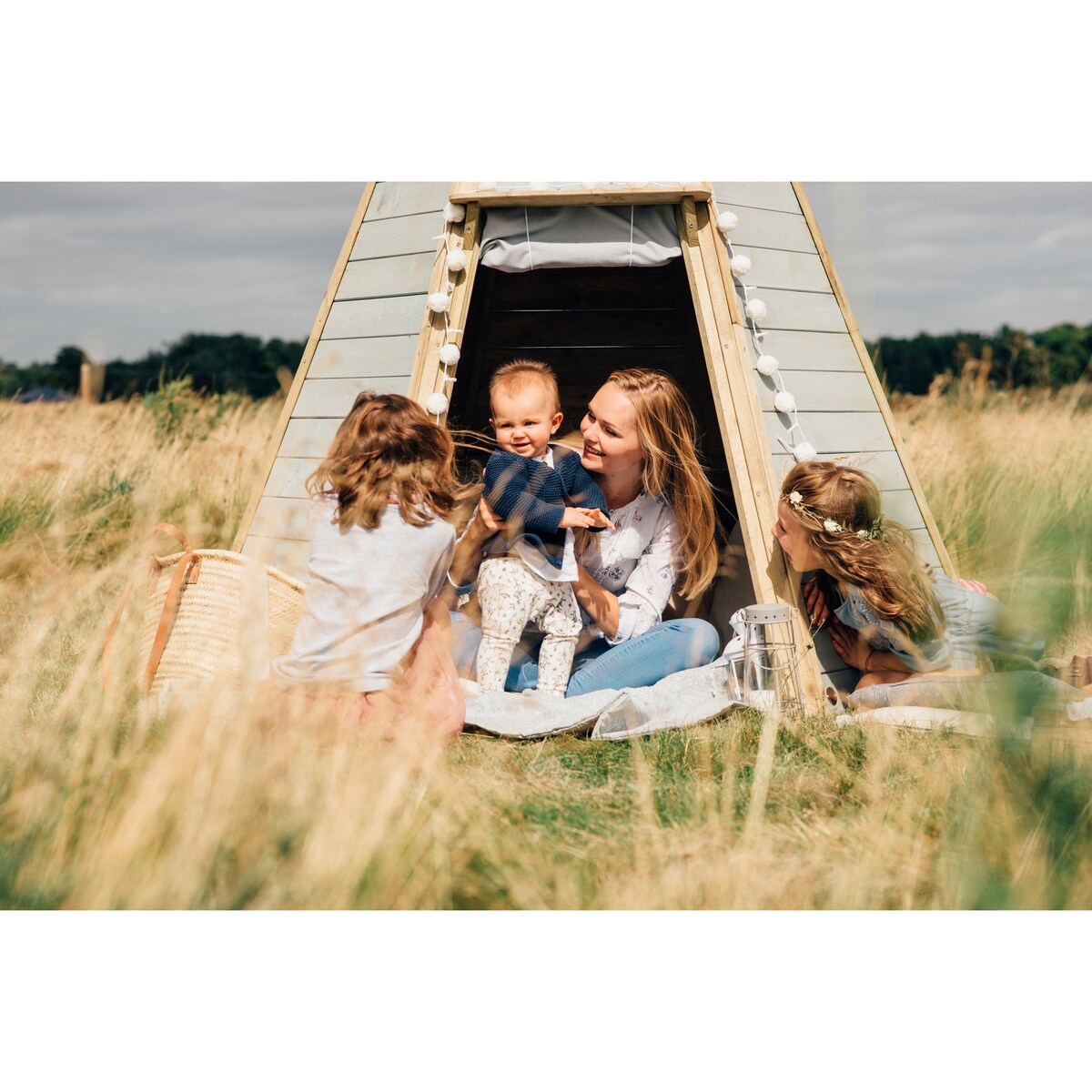 Plum Grand Wooden Teepee Hideaway