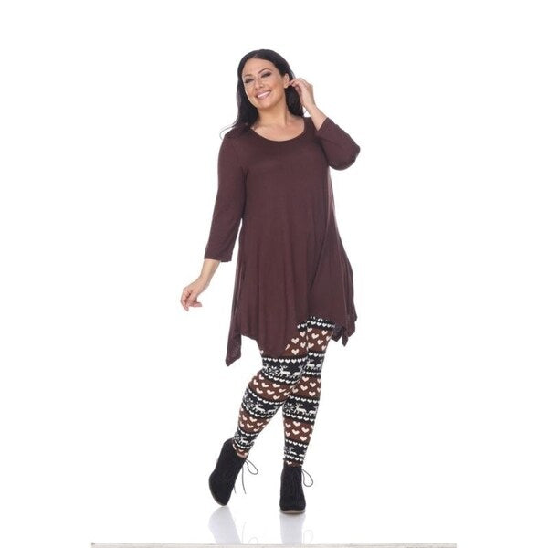 Plus Size Printed Leggings