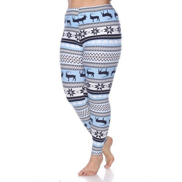 Plus Size Printed Leggings