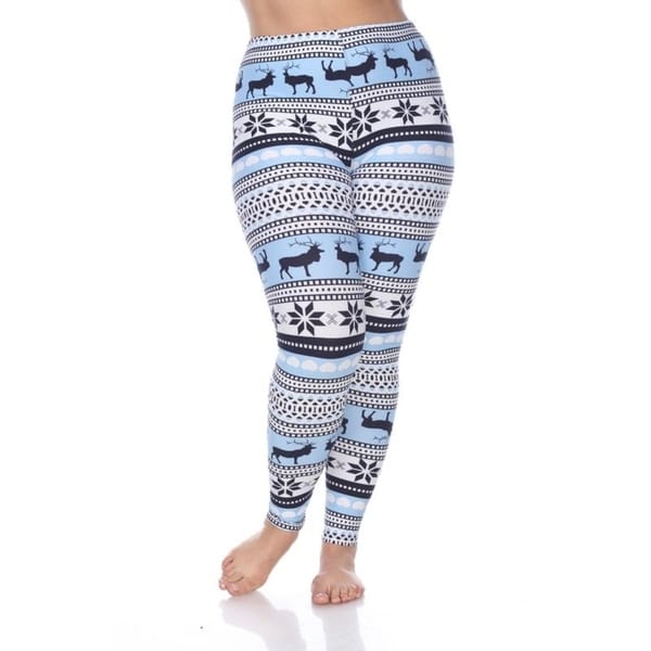 Plus Size Printed Leggings