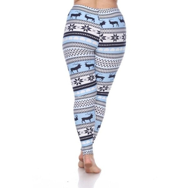 Plus Size Printed Leggings