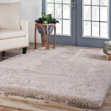 Superior Plush Shag Fuzzy Modern Solid Indoor Area Rug or Runner