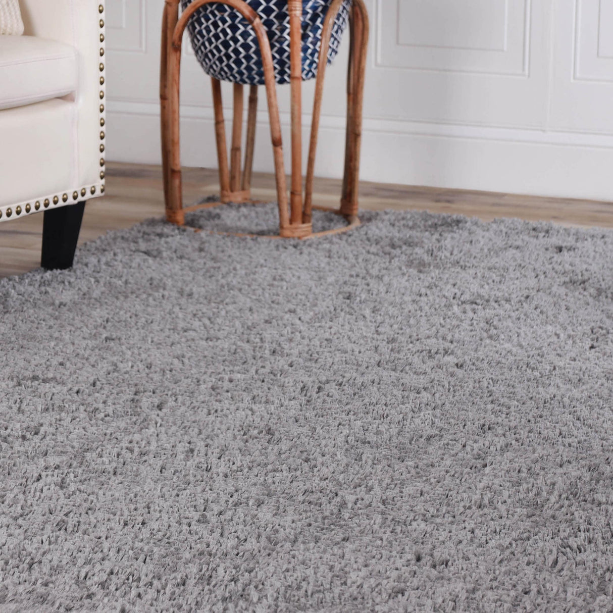 Superior Plush Shag Fuzzy Modern Solid Indoor Area Rug or Runner