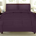 Plush Solid Color Box Stitch Down Alternative Comforter