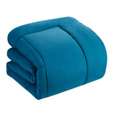 Plush Solid Color Box Stitch Down Alternative Comforter