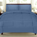 Plush Solid Color Box Stitch Down Alternative Comforter