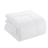 Plush Solid Color Box Stitch Down Alternative Comforter