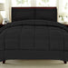 Plush Solid Color Box Stitch Down Alternative Comforter