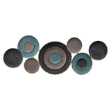 Plutus Brands Abstract Wall Decor in Blue Metal