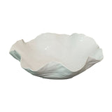 Plutus Brands Ceramic Bowl - White in White Porcelain