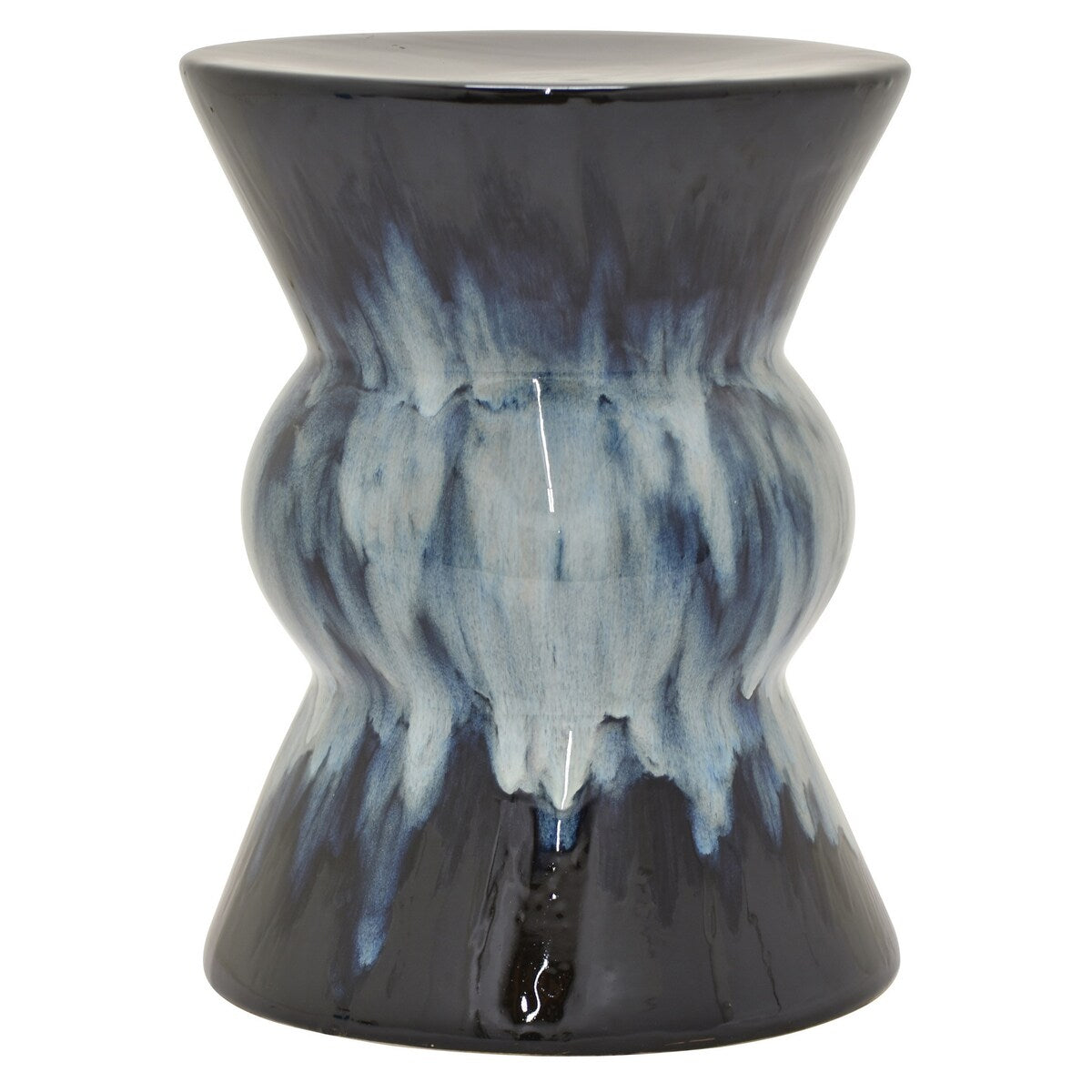 Plutus Brands Garden Planter Stand in Blue Porcelain