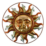 Plutus Brands Metal Wall Decoration in Gold Metal