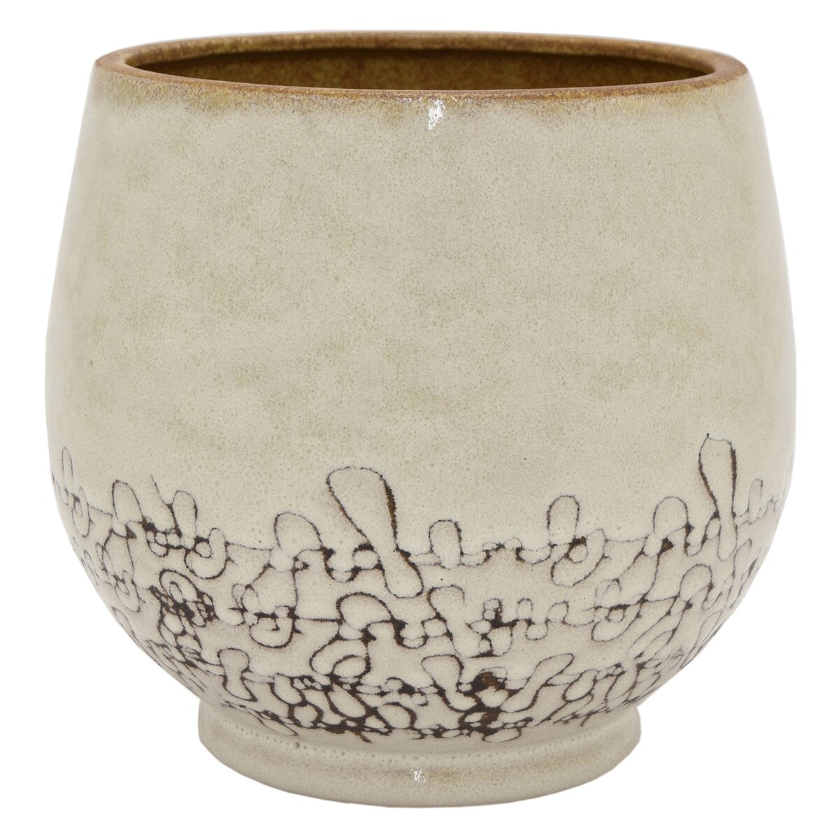 Plutus Brands Planter in White Porcelain