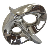 Plutus Brands Sculpture in Silver Porcelain