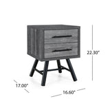Plymouth Faux Wood Nightstands by Christopher Knight Home