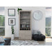Plympton 3-Shelf Rectangle 5-Bottle Bar Cabinet