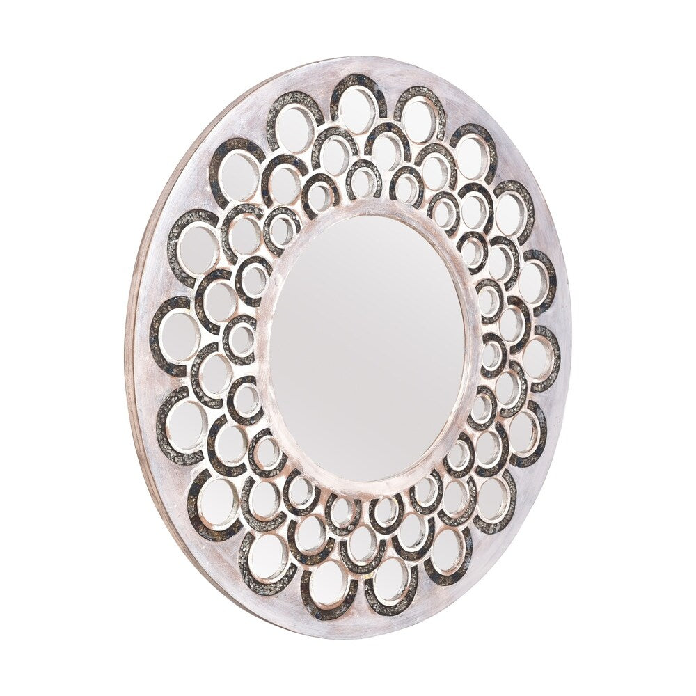 Poche Traditional Mirror by Christopher Knight Home - 33.50" W x 1.00" D x 33.50" H