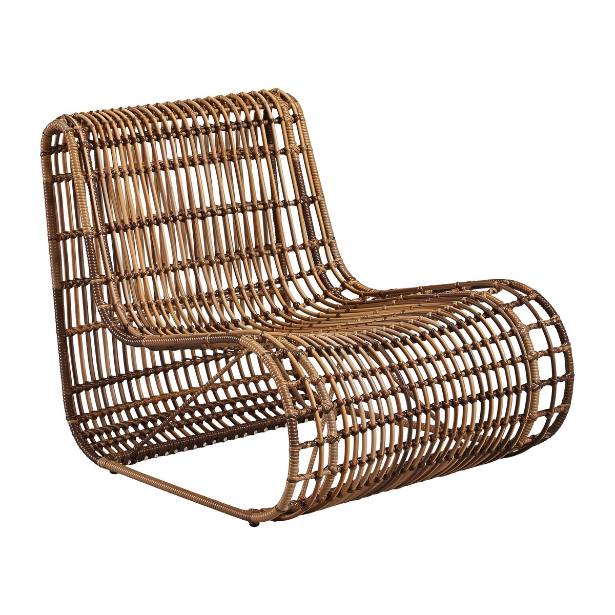 Point Reyes All Weather Wicker Lounge Chair with Aluminum Frame