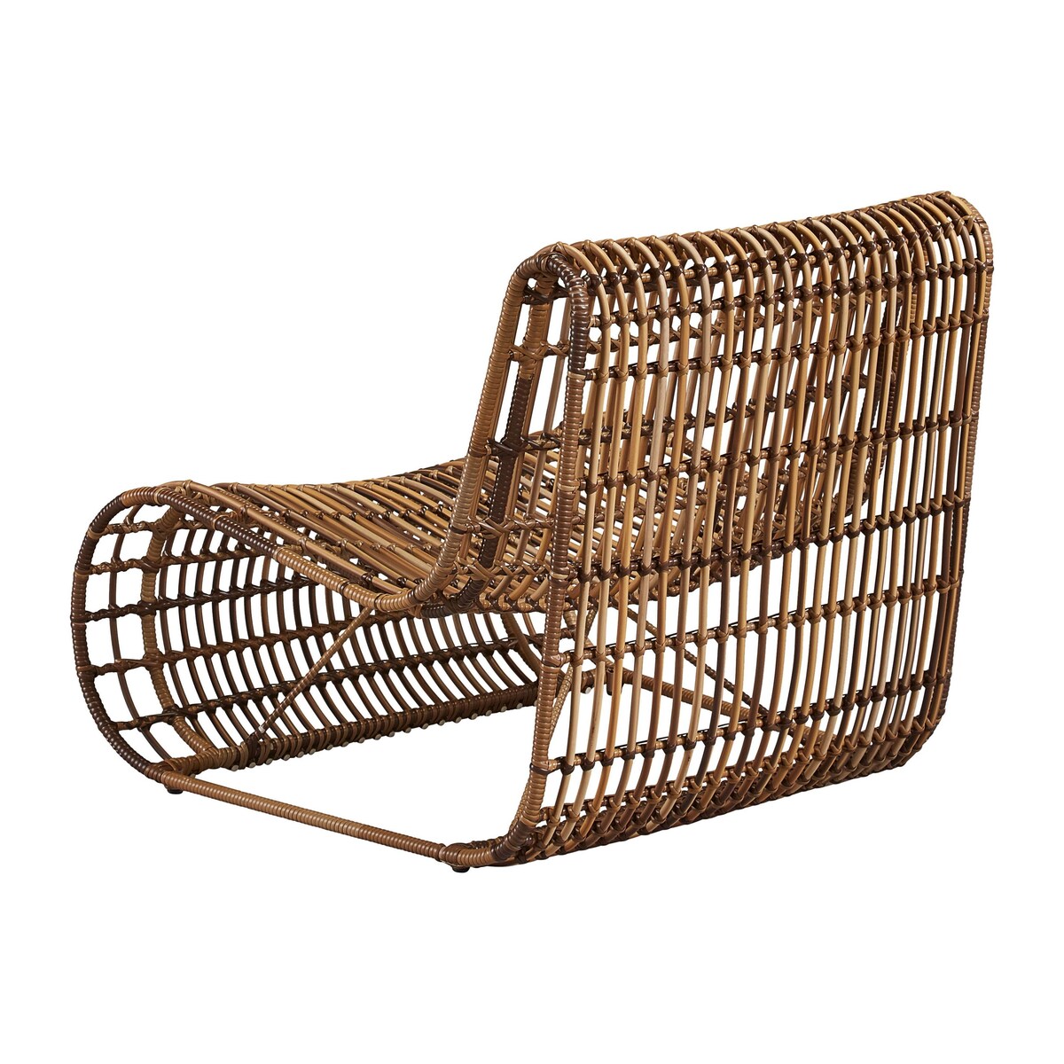 Point Reyes All Weather Wicker Lounge Chair with Aluminum Frame