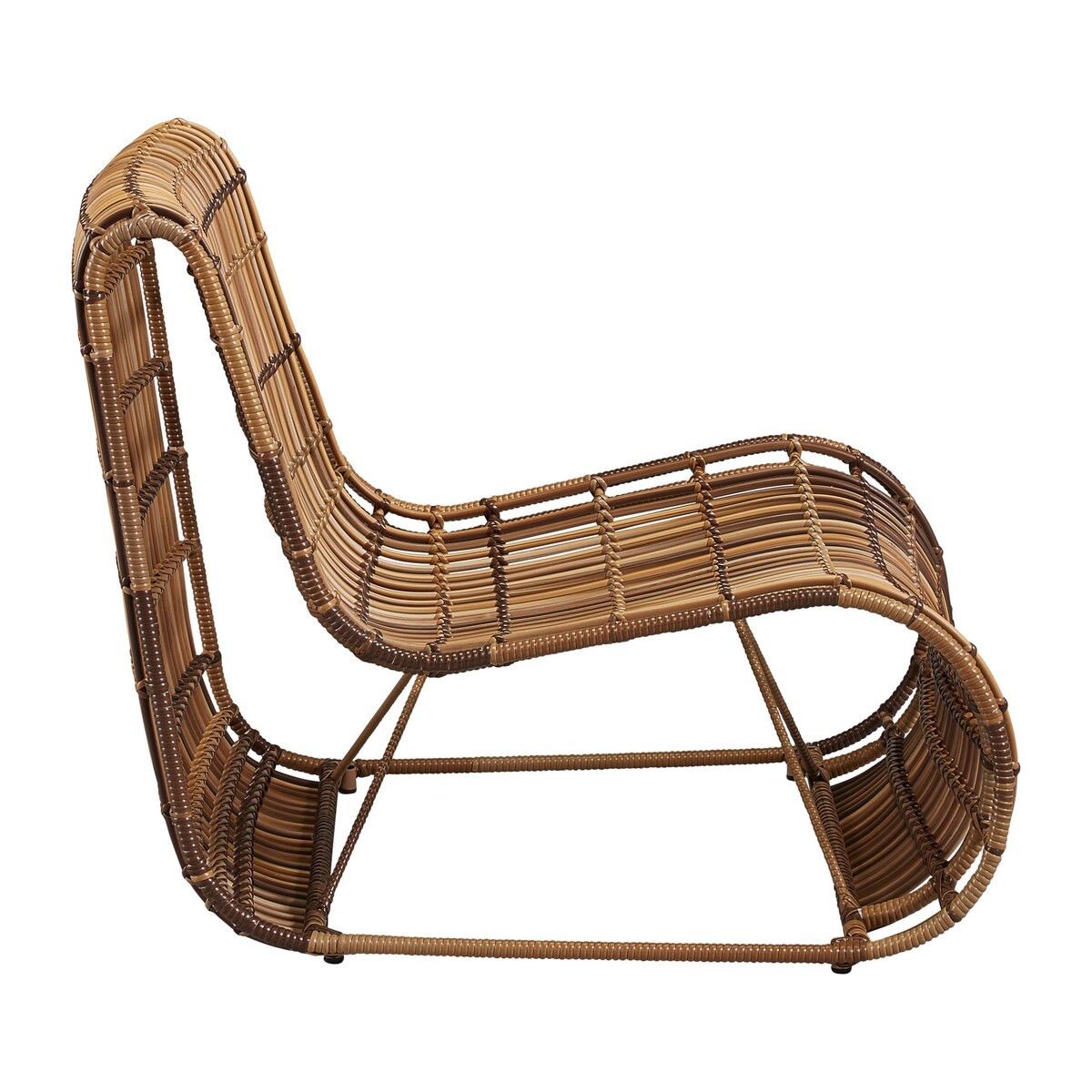 Point Reyes All Weather Wicker Lounge Chair with Aluminum Frame