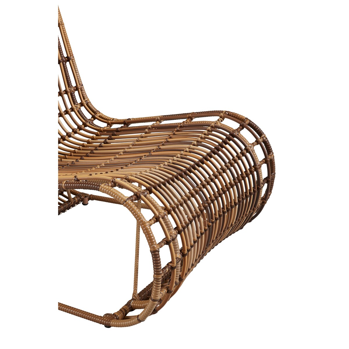 Point Reyes All Weather Wicker Lounge Chair with Aluminum Frame
