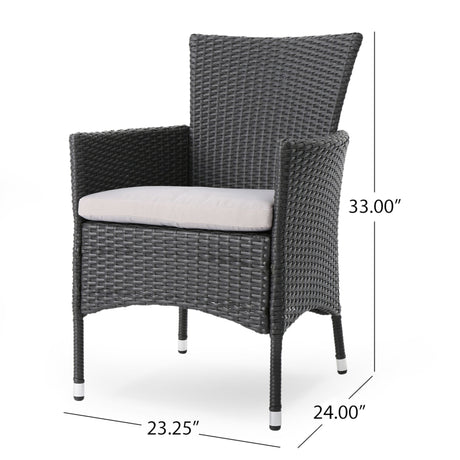 Pointe Outdoor 6 Piece Aluminum Dining Set with Bench by Christopher Knight Home