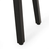 Pointe Outdoor Industrial Aluminum Dining Bench by Christopher Knight Home