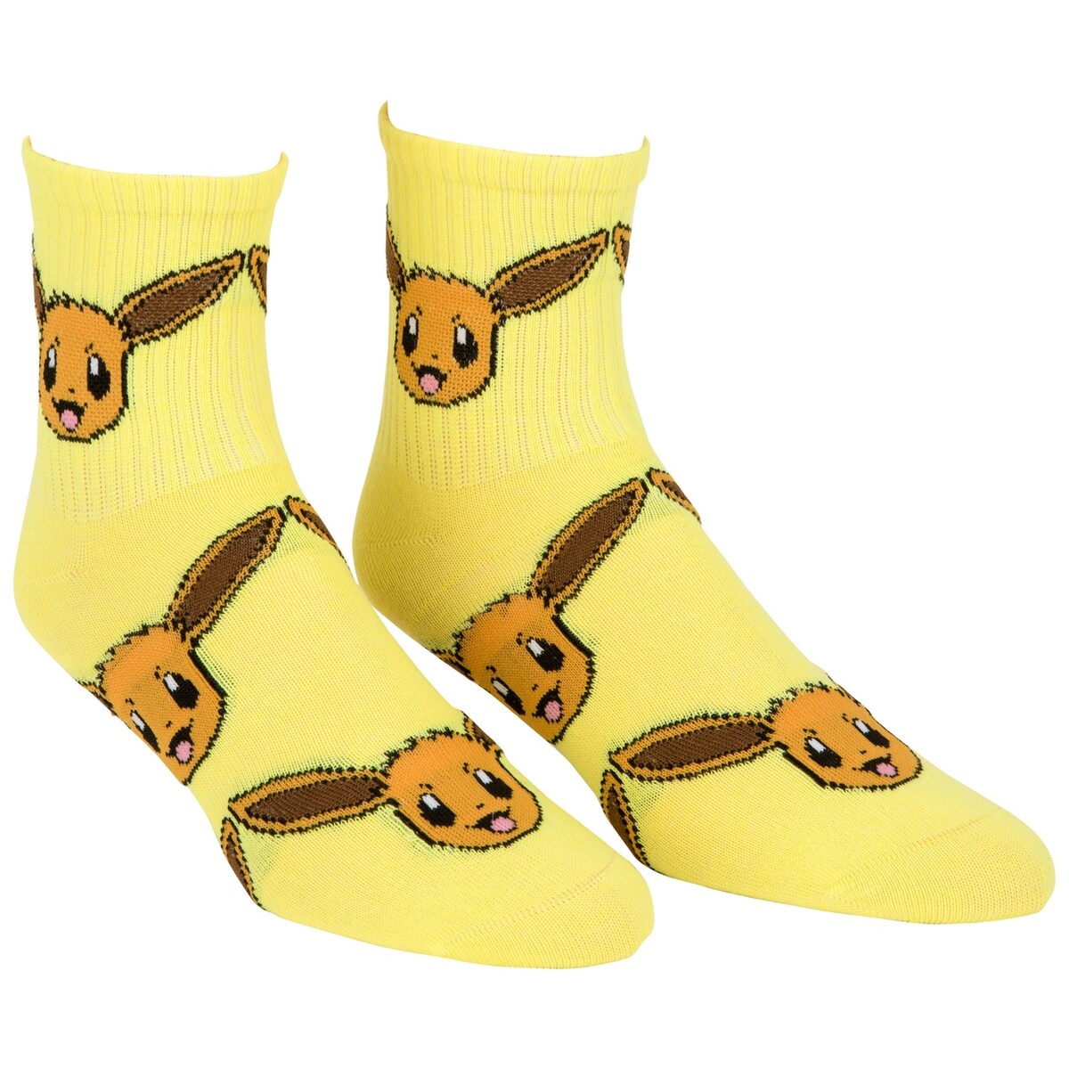 Pokemon Pikachu And Eevee Womens Crew Socks 2Pack