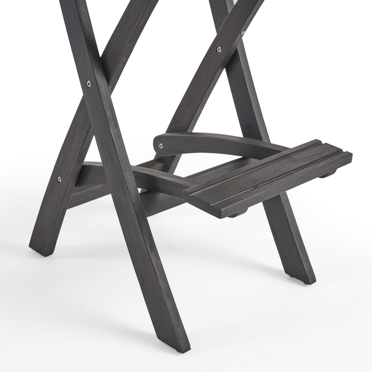 Polaris Outdoor 26" Square 3 Piece Wood and Wicker Bar Height Set by Christopher Knight Home