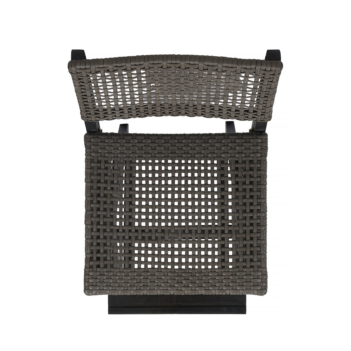 Polaris Outdoor 26" Square 3 Piece Wood and Wicker Bar Height Set by Christopher Knight Home