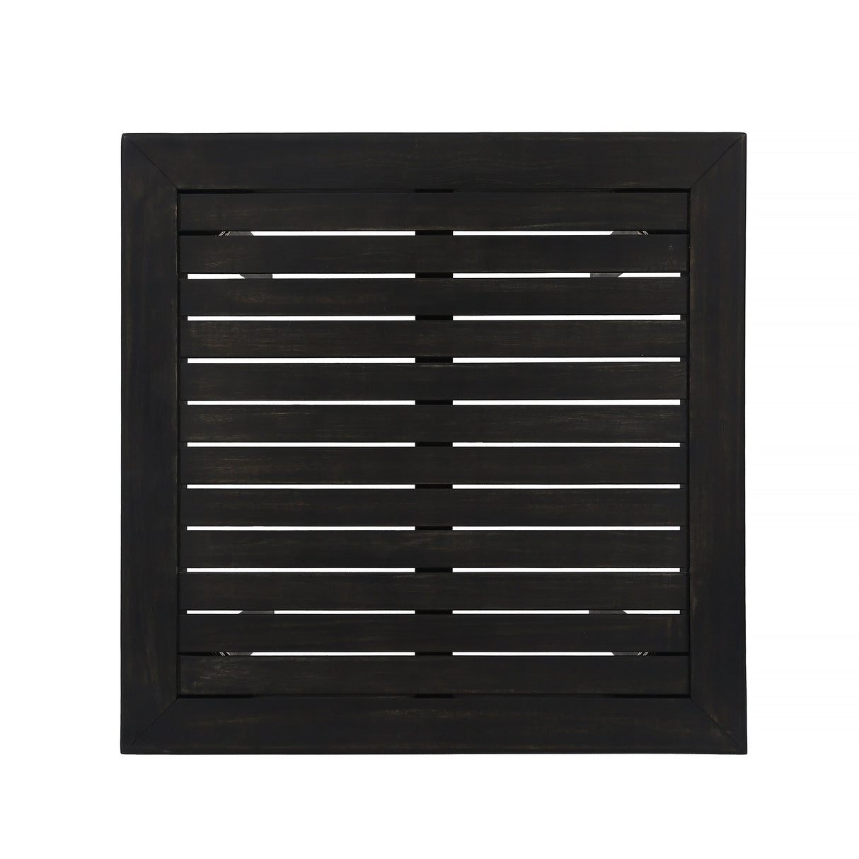 Polaris Outdoor 26" Square 3 Piece Wood and Wicker Bar Height Set by Christopher Knight Home