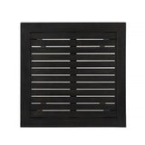 Polaris Outdoor 26" Square 3 Piece Wood and Wicker Bar Height Set by Christopher Knight Home