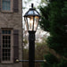 Polaris Bulb Black Solar 3' Fitter Post Light with Pier or Wall Sconce