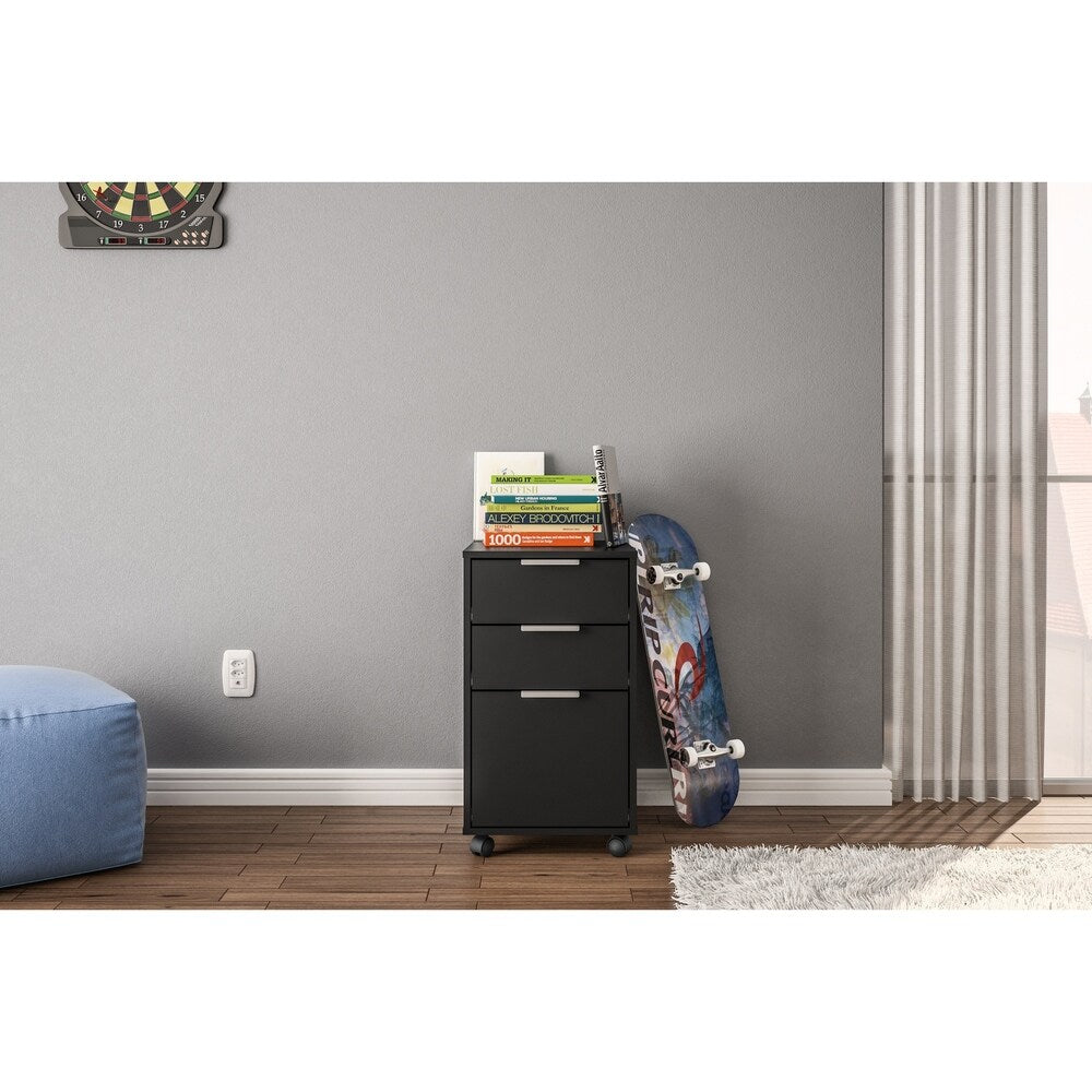 Polifurniture Durban 3-drawer File Cabinet
