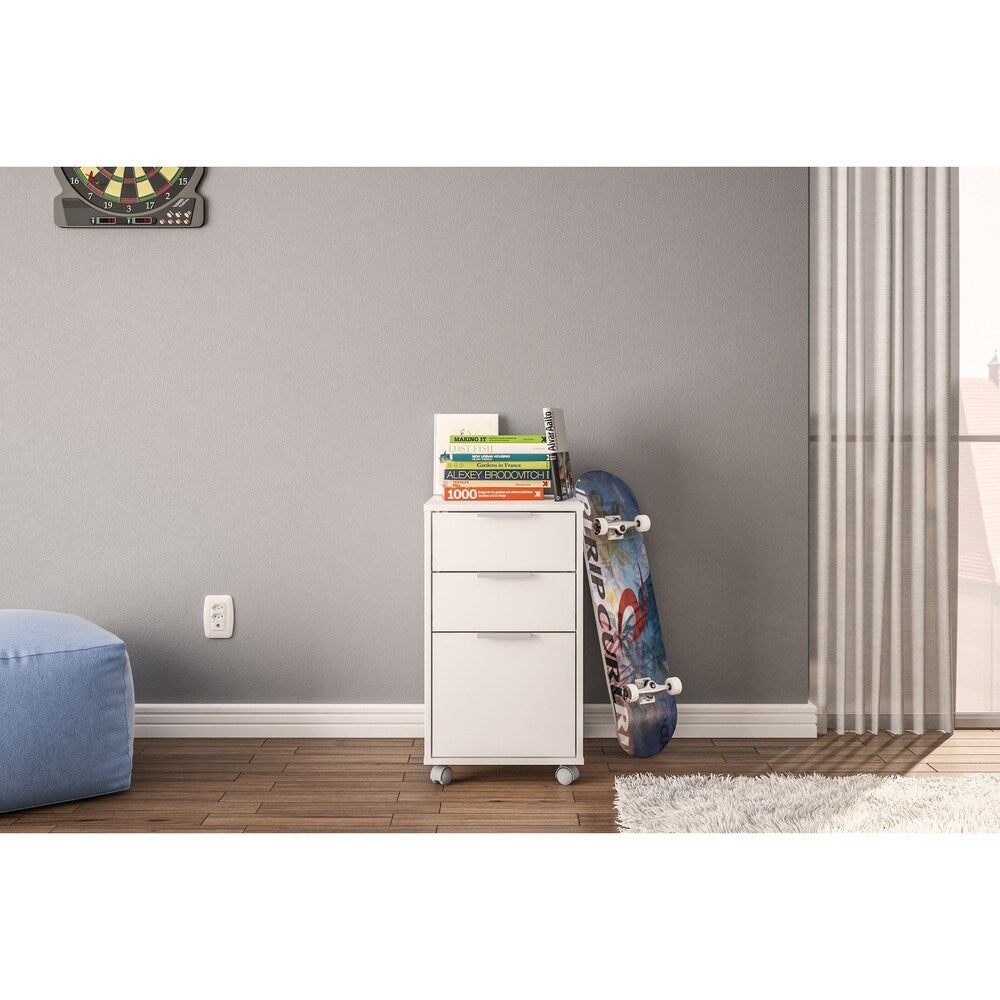 Polifurniture Durban 3-drawer File Cabinet