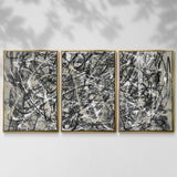 Pollack Homage I - Multi Piece Framed Canvas