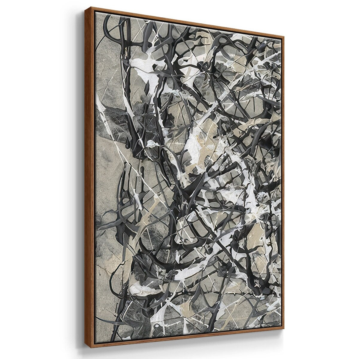 Pollack Homage I - Multi Piece Framed Canvas