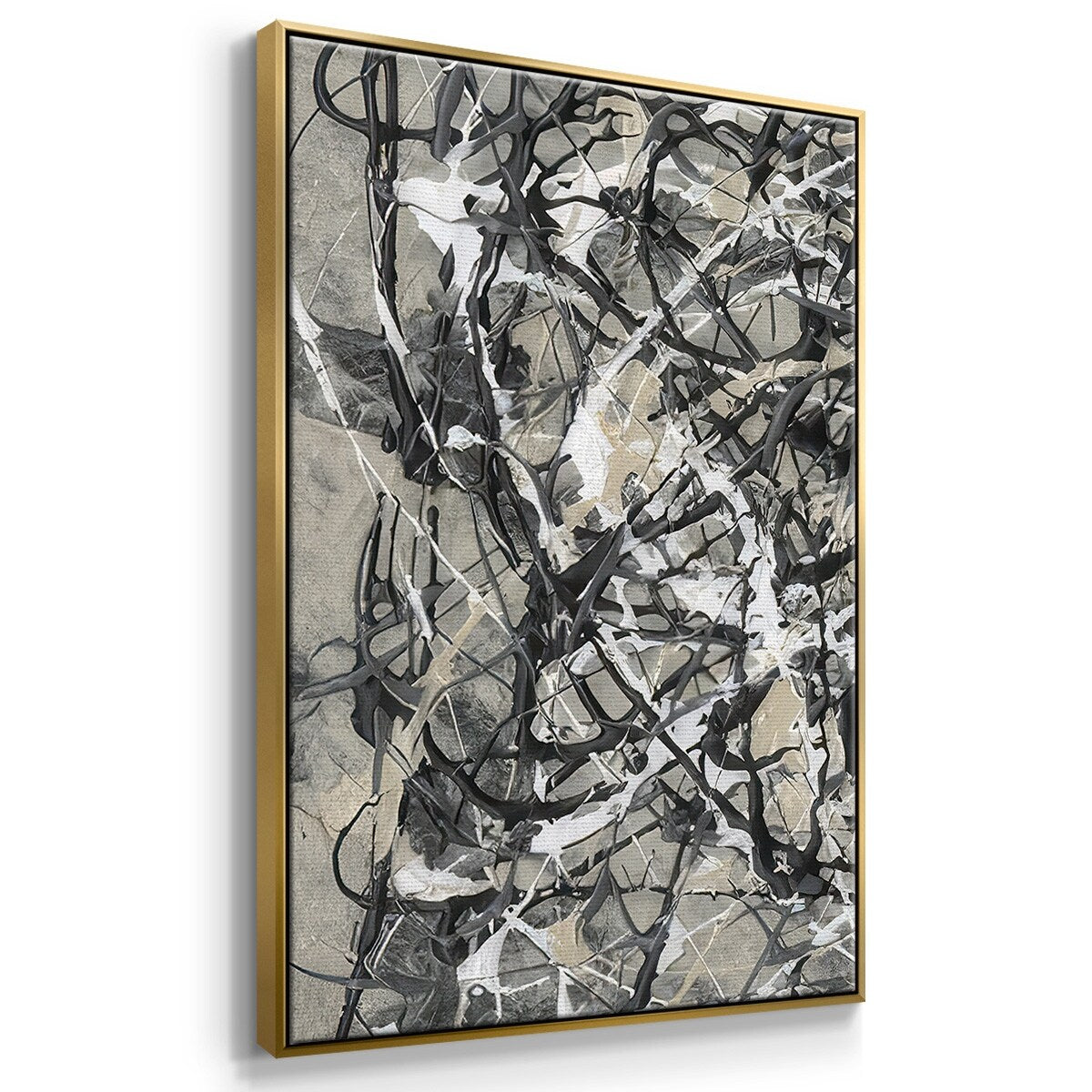 Pollack Homage I - Multi Piece Framed Canvas