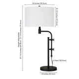 Polly Height-adjustable Industrial Table Lamp