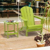 Poly Adirondack Chair-Folding-All-Weather Proof with side table