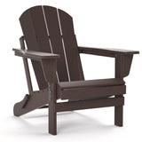 Poly Adirondack Folding Chair with Double layered side table