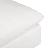 Poly and Bark 5-Seat Davos Modular Corner-Sectional in Cotton White