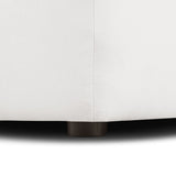 Poly and Bark 5-Seat Davos Modular Corner-Sectional in Cotton White