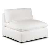 Poly and Bark 5-Seat Davos Modular Corner-Sectional in Cotton White