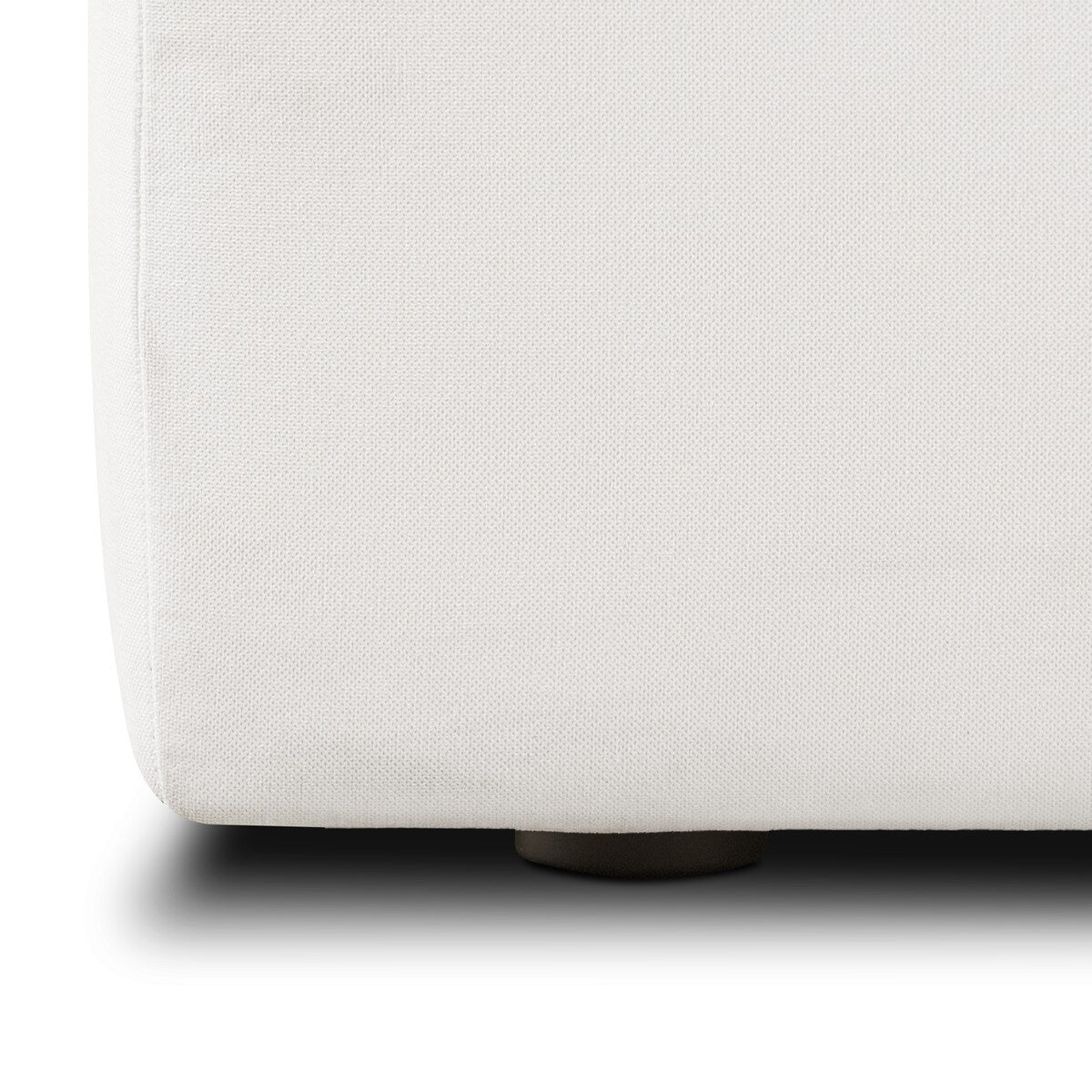 Poly and Bark 5-Seat Davos Modular Corner-Sectional in Cotton White